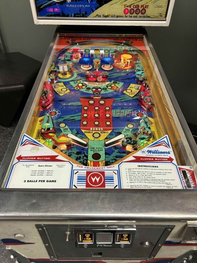 Space Mission Pinball Playfield
